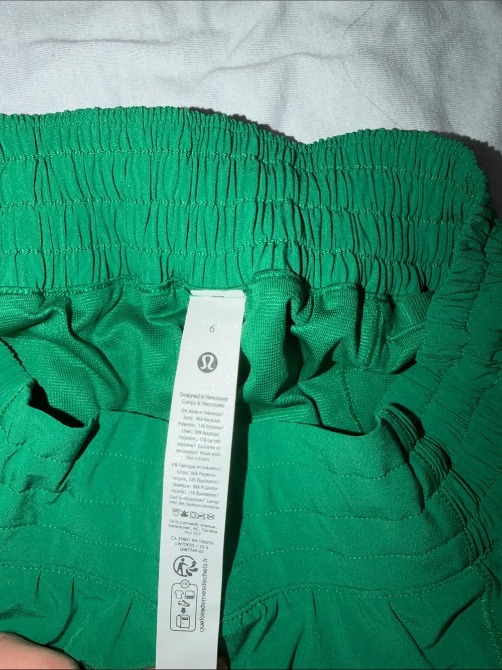 Lulu lemon Hotty Hot Green Women’s Athletic Shorts